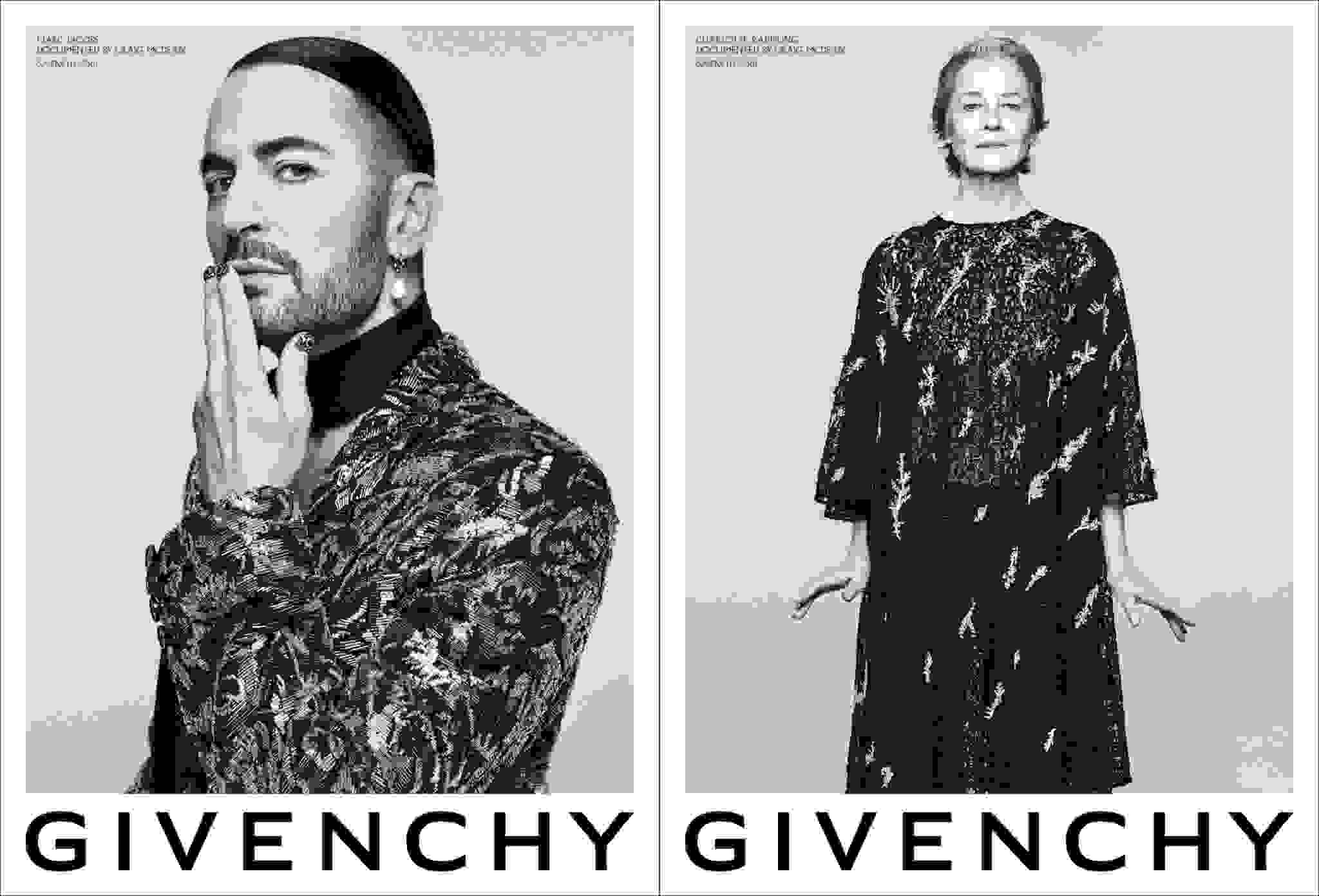 Marc Jacobs tham gia khóa học diễn xuất cùng với Charlotte Rampling trong  chiến dịch quảng bá mới nhất của Givenchy