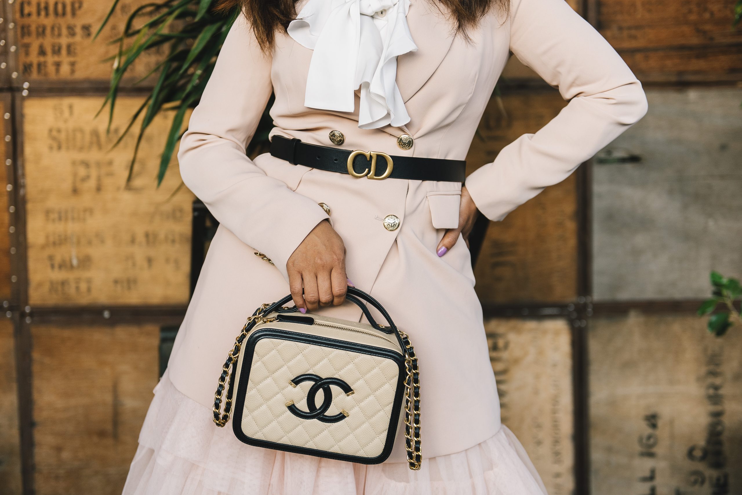 Street Style Chanel  Paris Fashion Week RTW SS 2018 Stock Photo  Alamy
