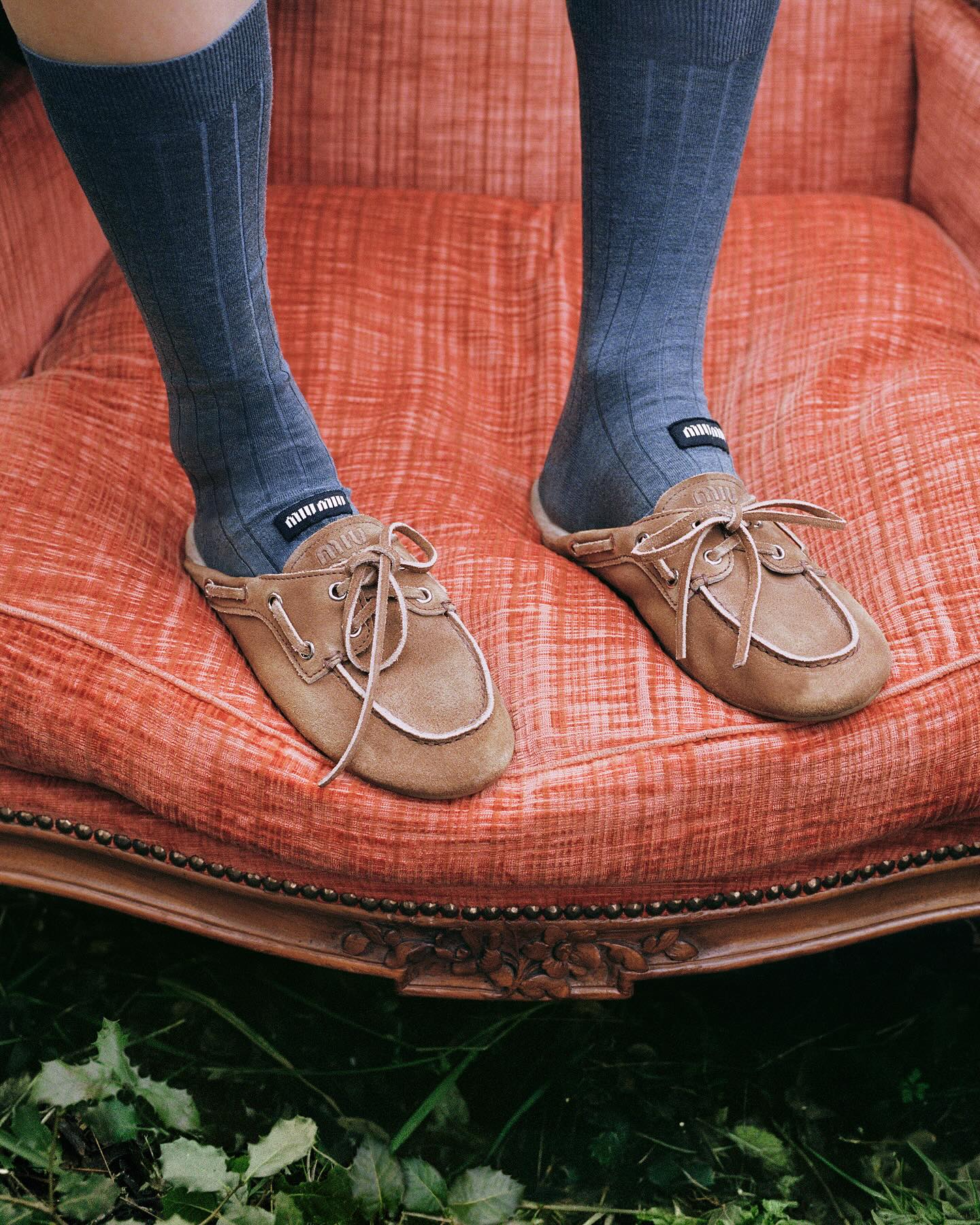 boat shoes MiuMiu